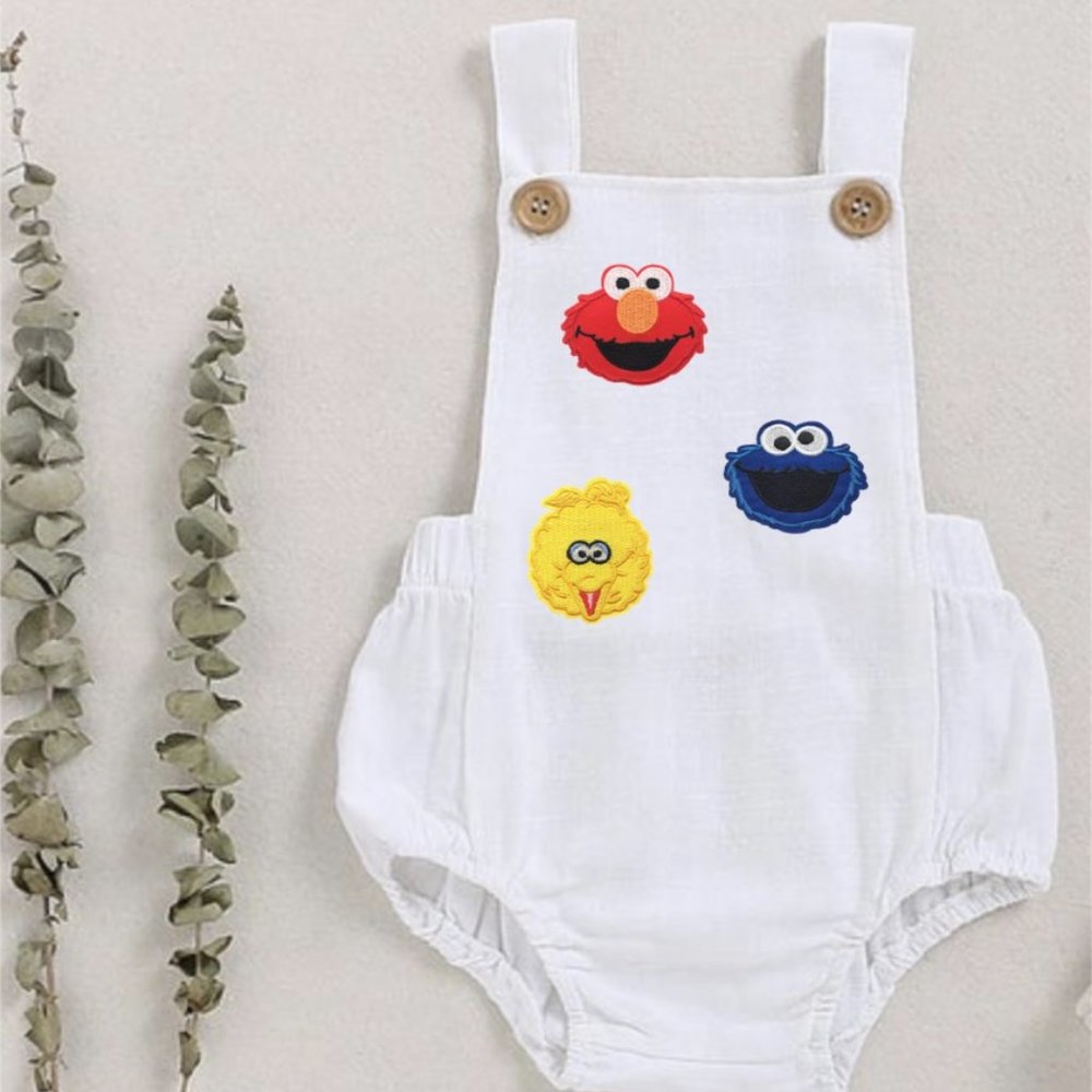 Elmo Outfit Smash Cake Birthday Sesame Street clothes cookie monster dress